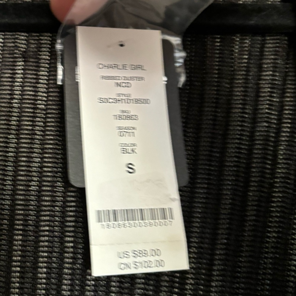 Bebe Ribbed Duster - Picture 4 of 6